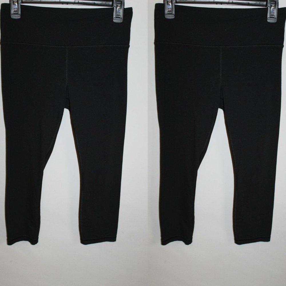 Athleta Elation Carpi Legging Pants Black Soft Yog - Picture 2 of 7